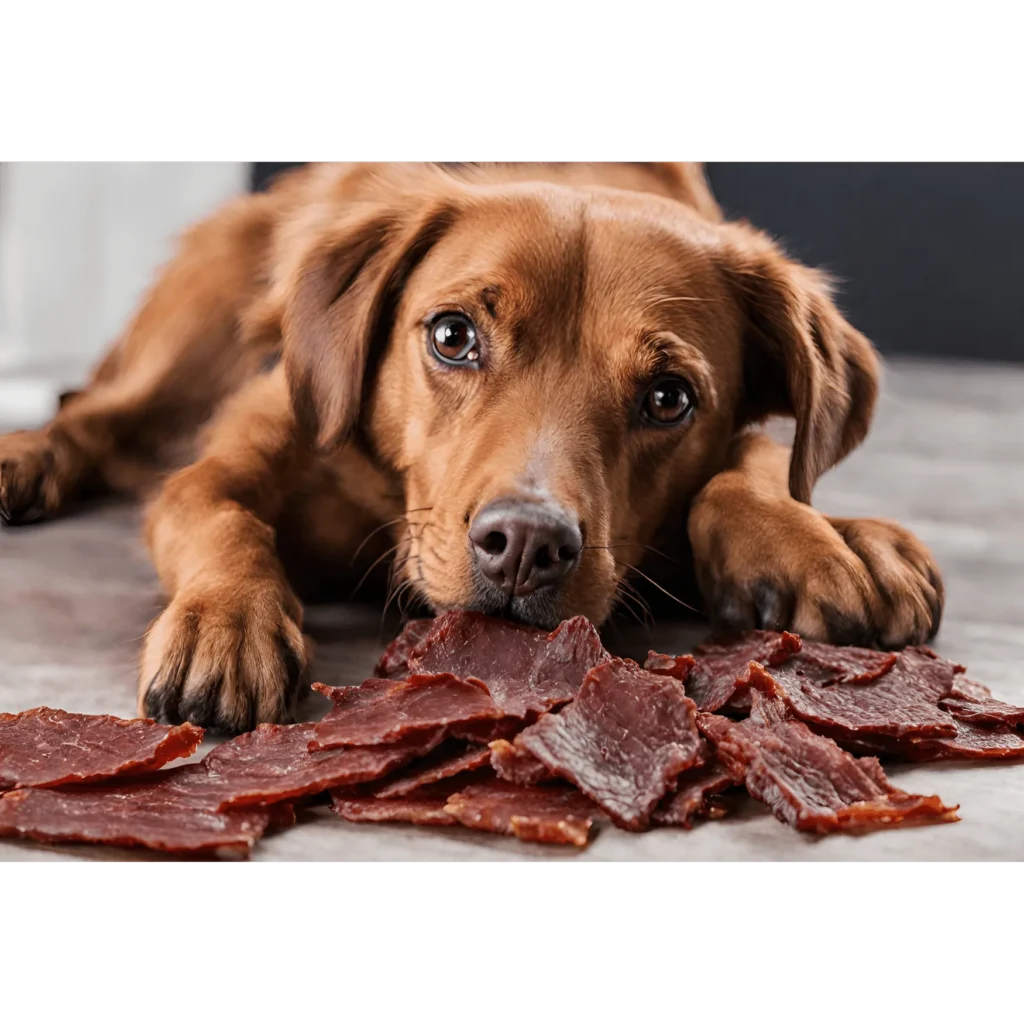 potential risks of feeding beef jerky to dogs